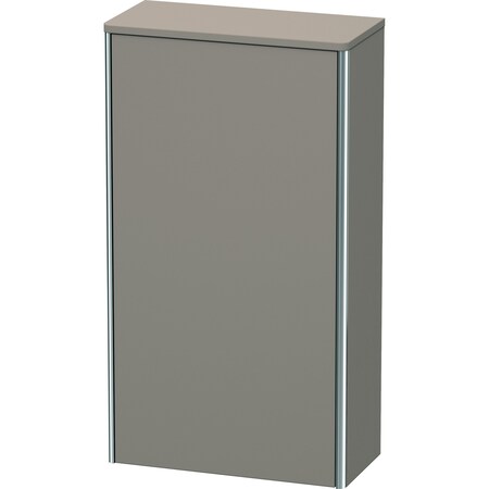 Duravit Xsquare Semi-Tall Cabinet Basalt Matt XS1303R4343